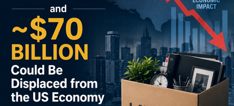 300,000 US Workers and ~$70 Billion Could Be Displaced from the US Economy in 2026